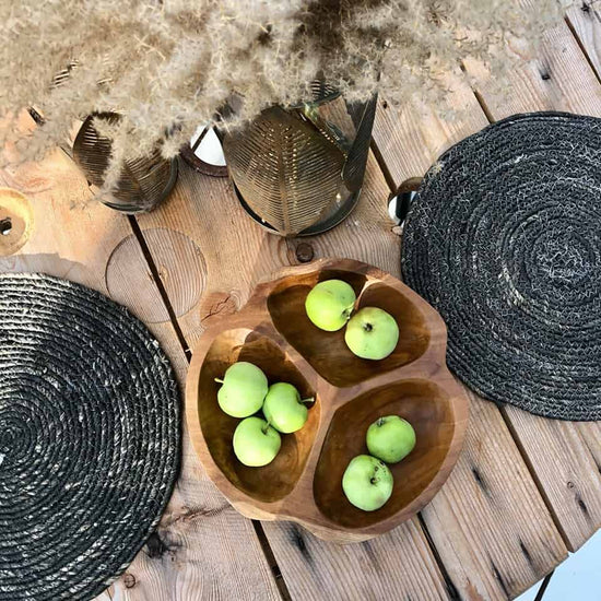 Skål med rum i Teak - VIAMAJA