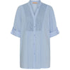 Skjorte Celina med broderi – Blue