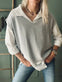 Skjorte med vest – Onesize Norah grey - VIAMAJA.DK