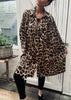 Skjortekjole Leopard