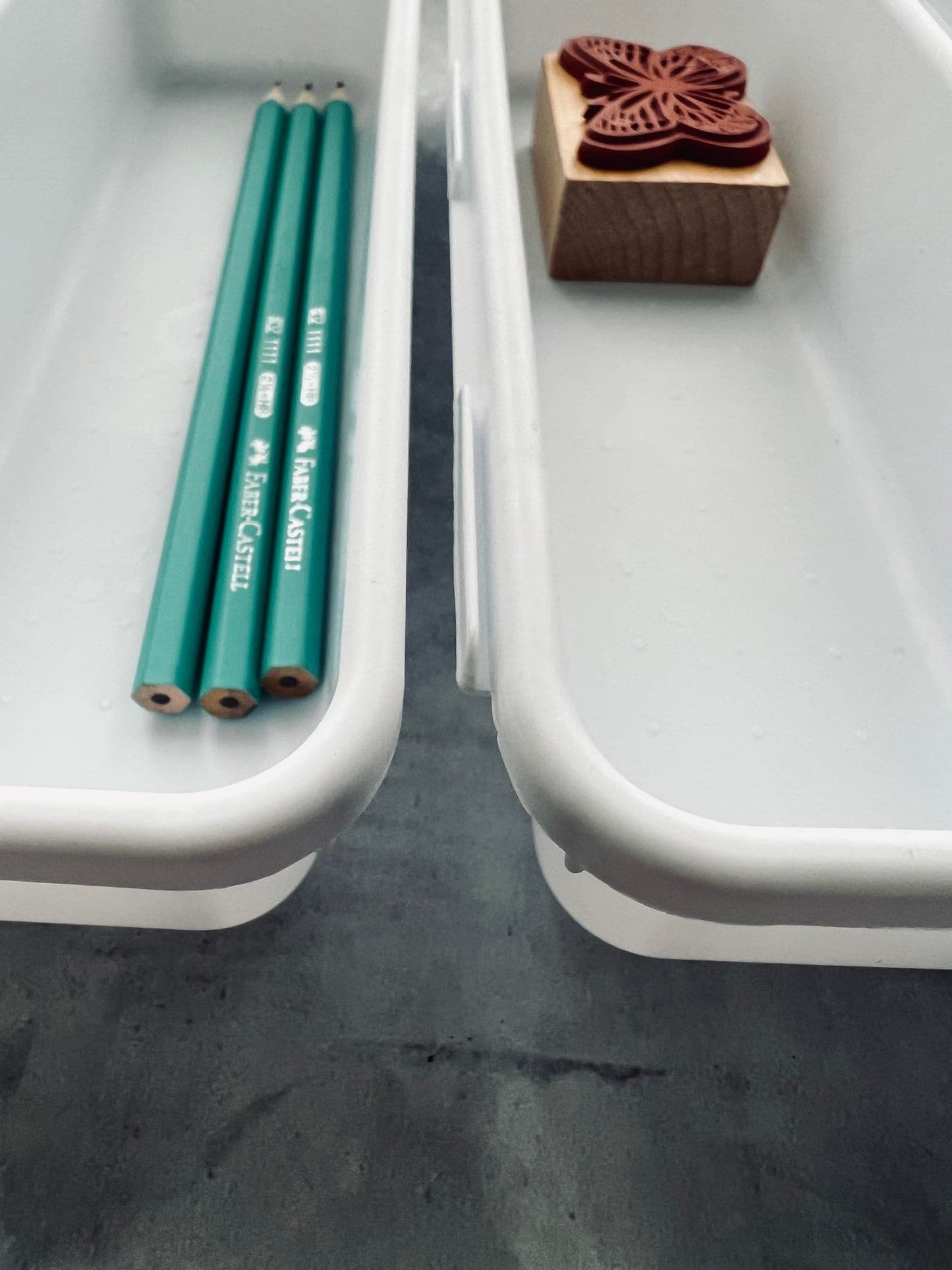 Skuffe organizer hvid - Sæt med 8 kasser - VIAMAJA.DK