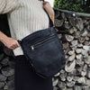 Skuldertaske BLACKO - cool vintage look