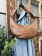 Skuldertaske CELIA Chestnut – blød og kraftig - VIAMAJA.DK
