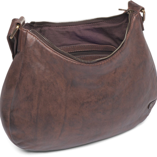 Skuldertaske ELSA – Winter brown - VIAMAJA.DK