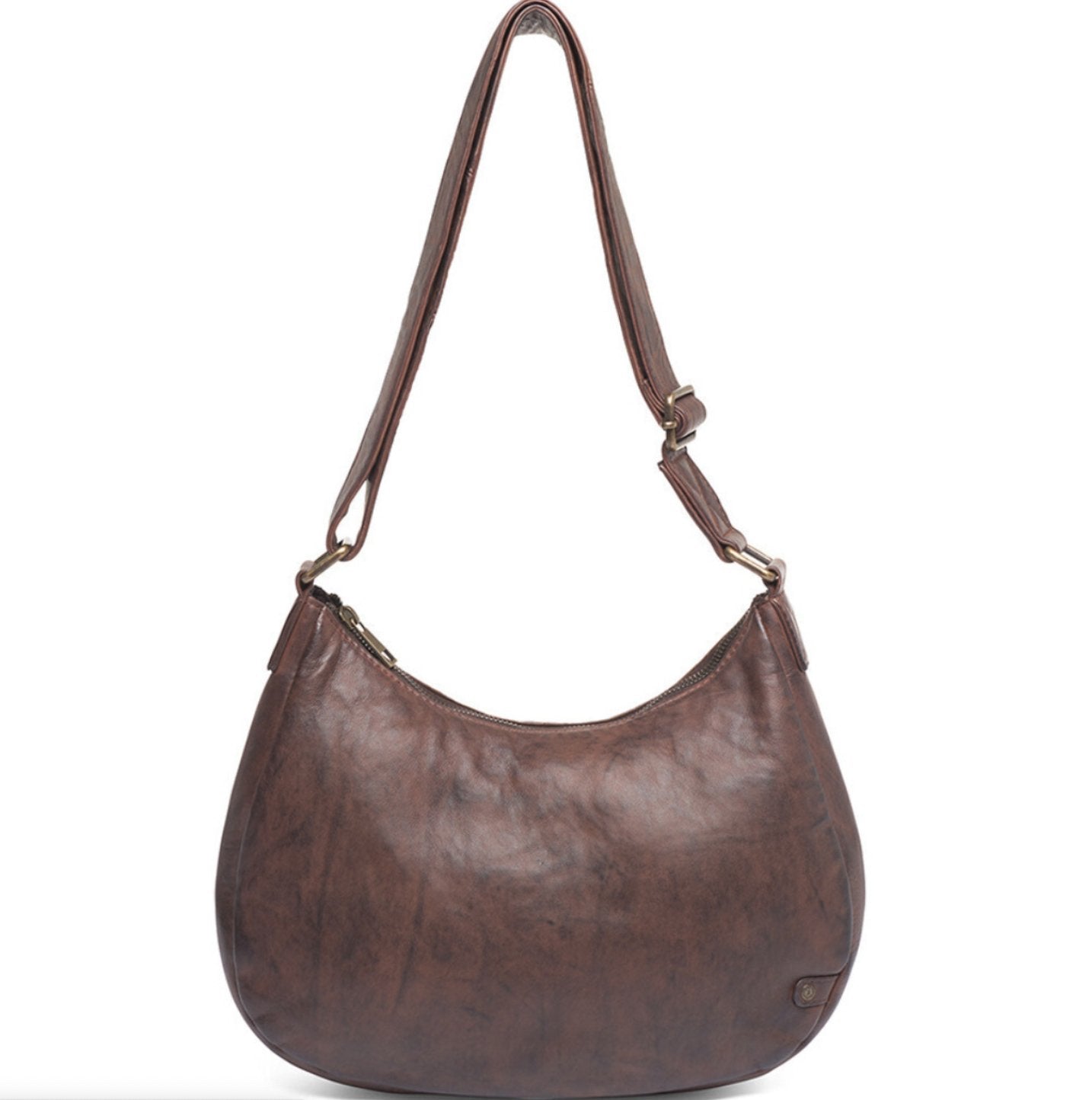 Skuldertaske ELSA – Winter brown - VIAMAJA.DK