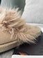 Slippers Lys Camel - VIAMAJA.DK