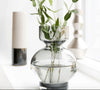 Smuk Lowa-vase i røgfarvet glas