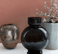 Smuk Vase, Bubble i Grå/Blå - Lav - VIAMAJA