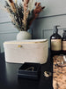 Smykkebox - Hvid med guld