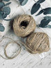 Snor til dekoration , 2 stk brun jute