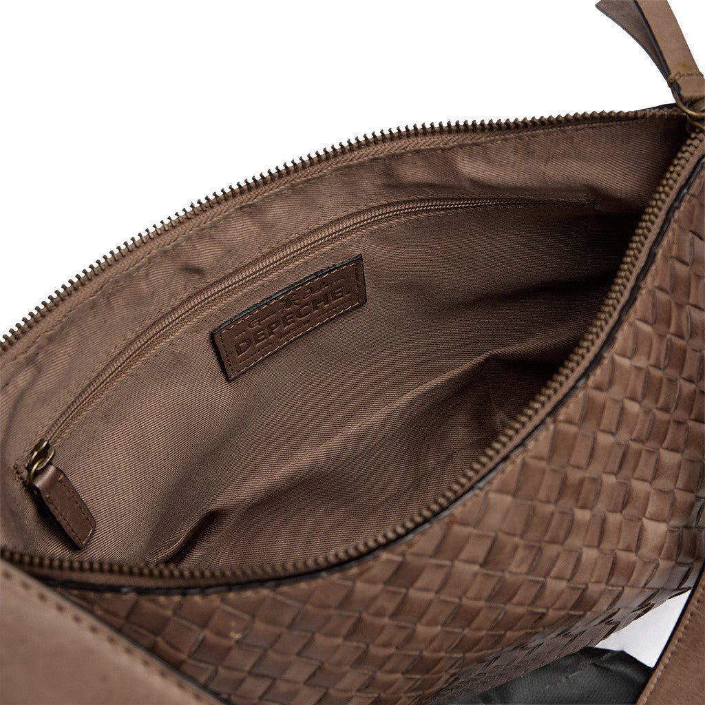 Skuldertaske Sofya - Dark Taupe