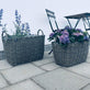 Stor plantekurv i rattan - VIAMAJA