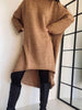 Strik kjole Cozy – Camel
