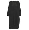 Strik kjole Cozy – Sort – Stor one size