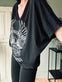 T-shirt CALIFORNIA – Black oversize - VIAMAJA.DK