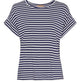T - Shirt Navy strib - VIAMAJA.DK