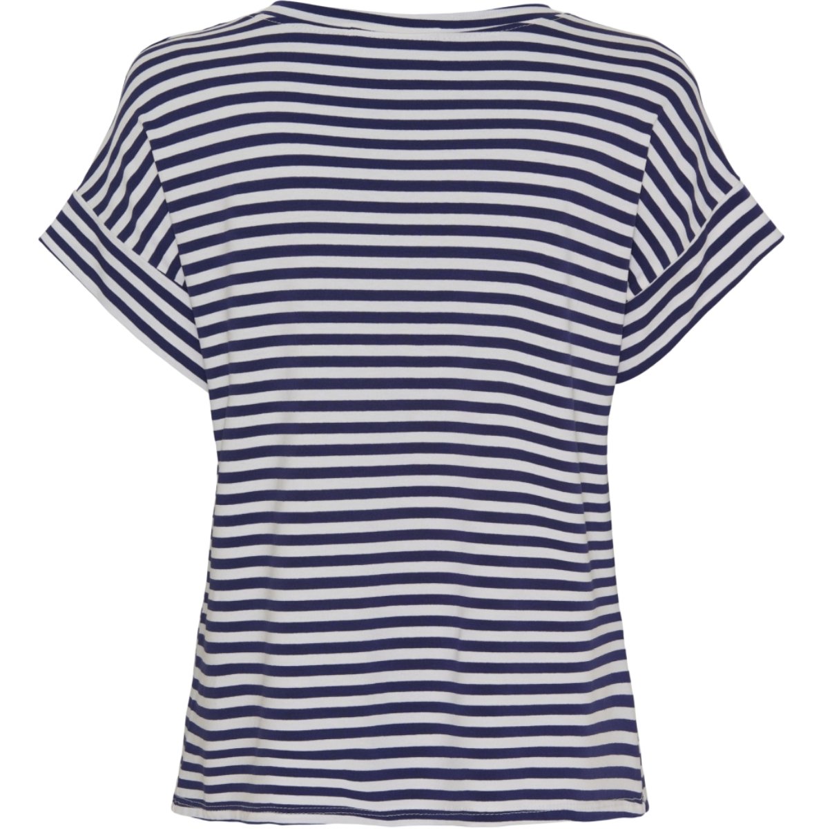 T - Shirt Navy strib - VIAMAJA.DK