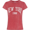 T-shirt NEW YORK Rød