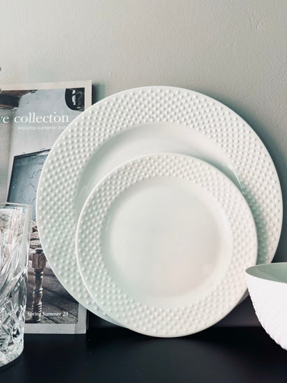 Tallerken 21 cm – White Melamin - VIAMAJA.DK