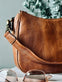 Taske Dicte walnut m. 2 taskeremme - VIAMAJA.DK