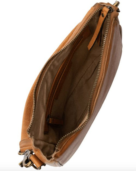Taske Dicte walnut m. 2 taskeremme - VIAMAJA.DK
