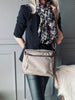 Taske Nature Kanvas m. frontlomme - Brown