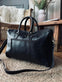Taske Spencer - Black leather - VIAMAJA.DK