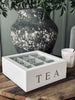 Tebox med 9 rum – White