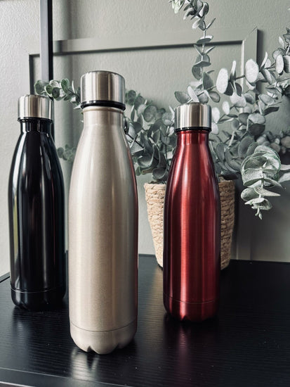 Termoflaske med termometer – Flere farver - VIAMAJA.DK