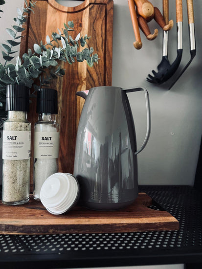 Termokande 1 Liter - Taupe - VIAMAJA.DK