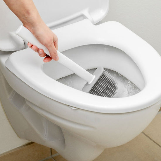 Toiletbørste Silikone sæt med 2 børster - VIAMAJA.DK