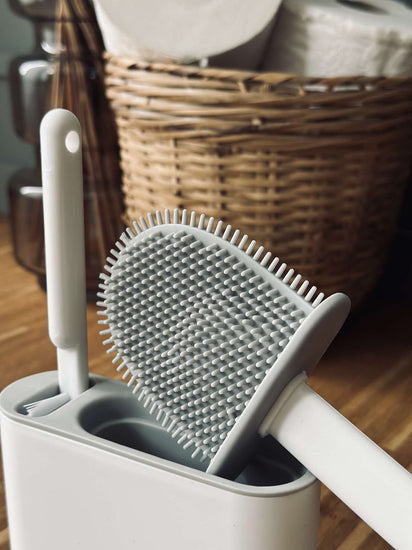 Toiletbørste Silikone sæt med 2 børster - VIAMAJA.DK