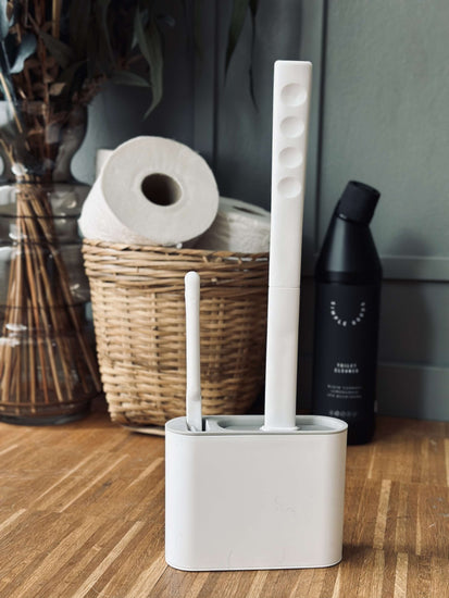Toiletbørste Silikone sæt med 2 børster - VIAMAJA.DK