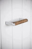 Toiletpapirholder m/trærulle - Hvid