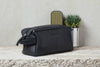 Toilettaske Black Leather
