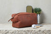 Toilettaske Cognac Leather