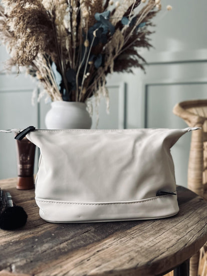Toilettaske NEOPRENE - Off white - VIAMAJA.DK