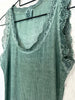 Top med blonde - Daily Dusty green