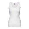Top med blonde – Hvid L/XL