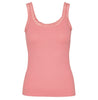 Top med blonde Økotex dusty coral – Mikrofiber