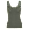 Top med blonde Økotex Military – Mikrofiber