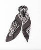 Tørklæde – 70×70 Satin black