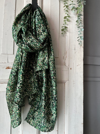 Tørklæde - Forest green - VIAMAJA.DK