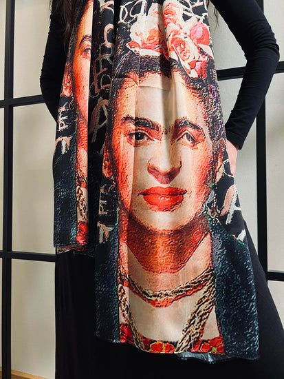 Tørklæde Frida Kahlo - VIAMAJA.DK