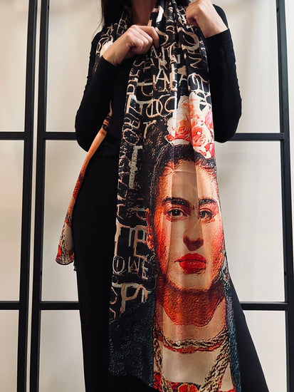 Tørklæde Frida Kahlo - VIAMAJA.DK
