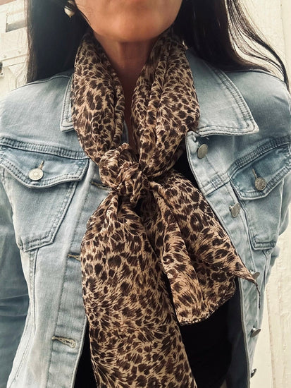 Tørklæde Leopard - VIAMAJA.DK