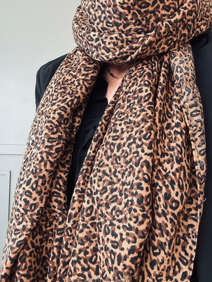 Tørklæde Leopard - VIAMAJA.DK