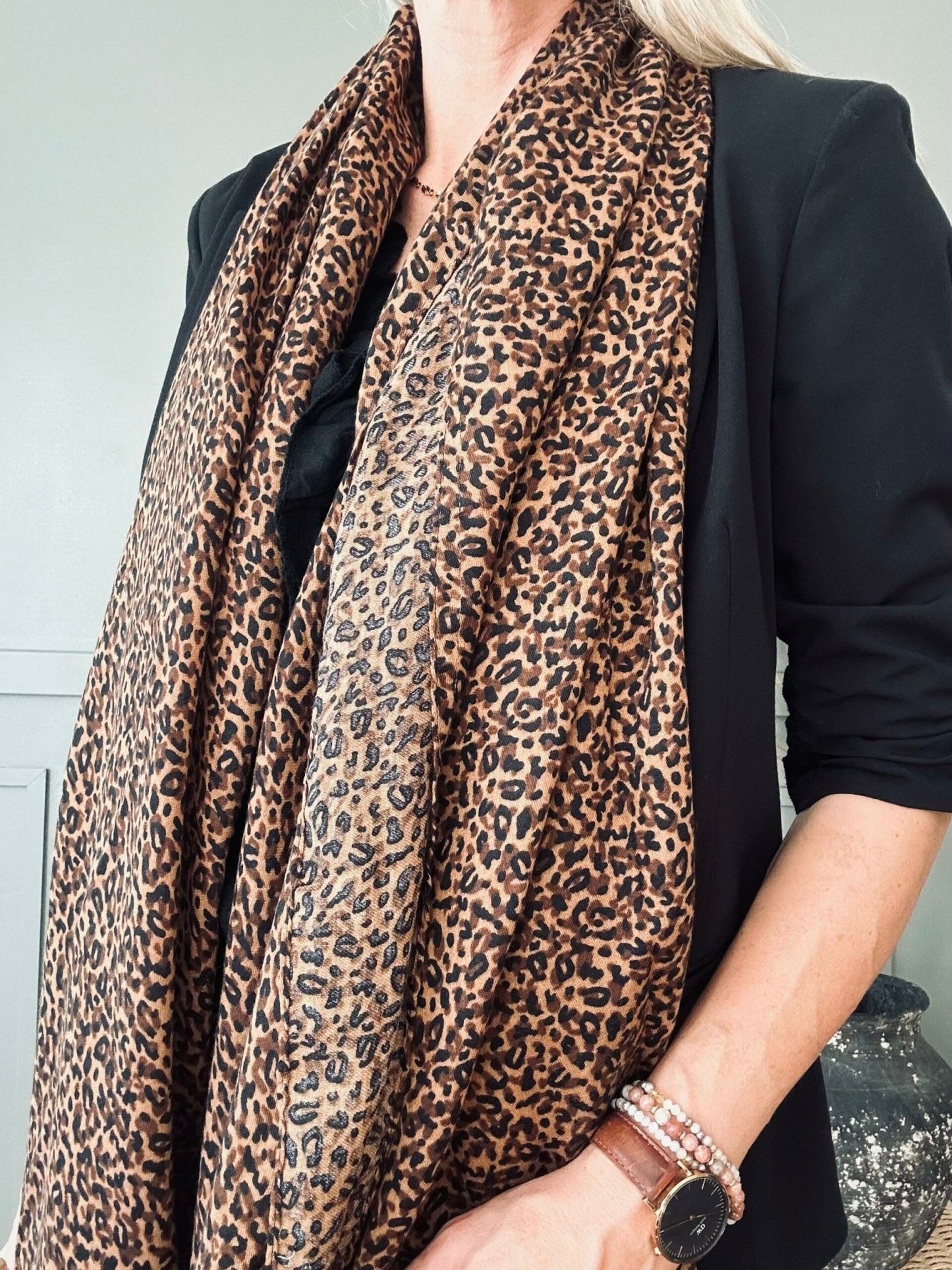 Tørklæde Leopard - VIAMAJA.DK