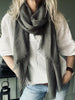 Tørklæde Simple dark olive