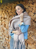 Tørklæde – Vamset Beige Rose